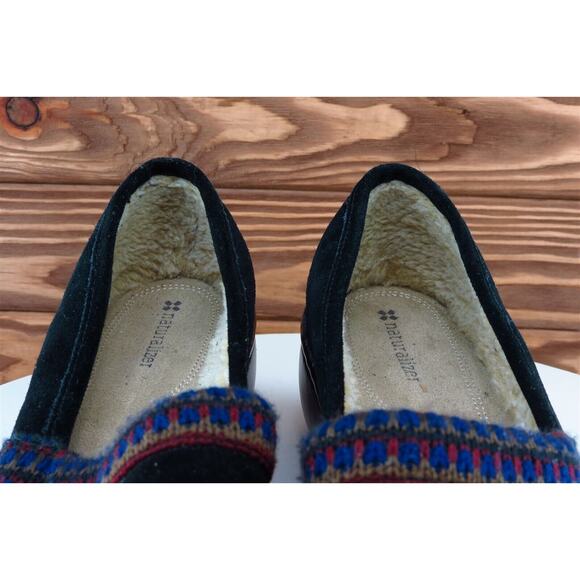 Naturalizer Sz 8 W Black Clog Leather‎ Women Slippers - Picture 3 of 8